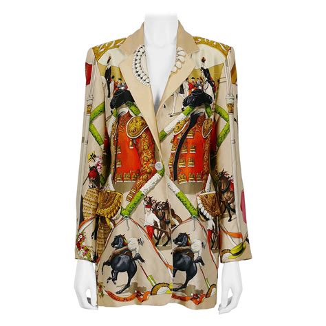 hermes paris silk jacket|Hermes men's jacket.